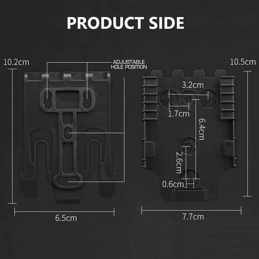 Adaptador QLS liberación rápida para fundas Kydex Glock