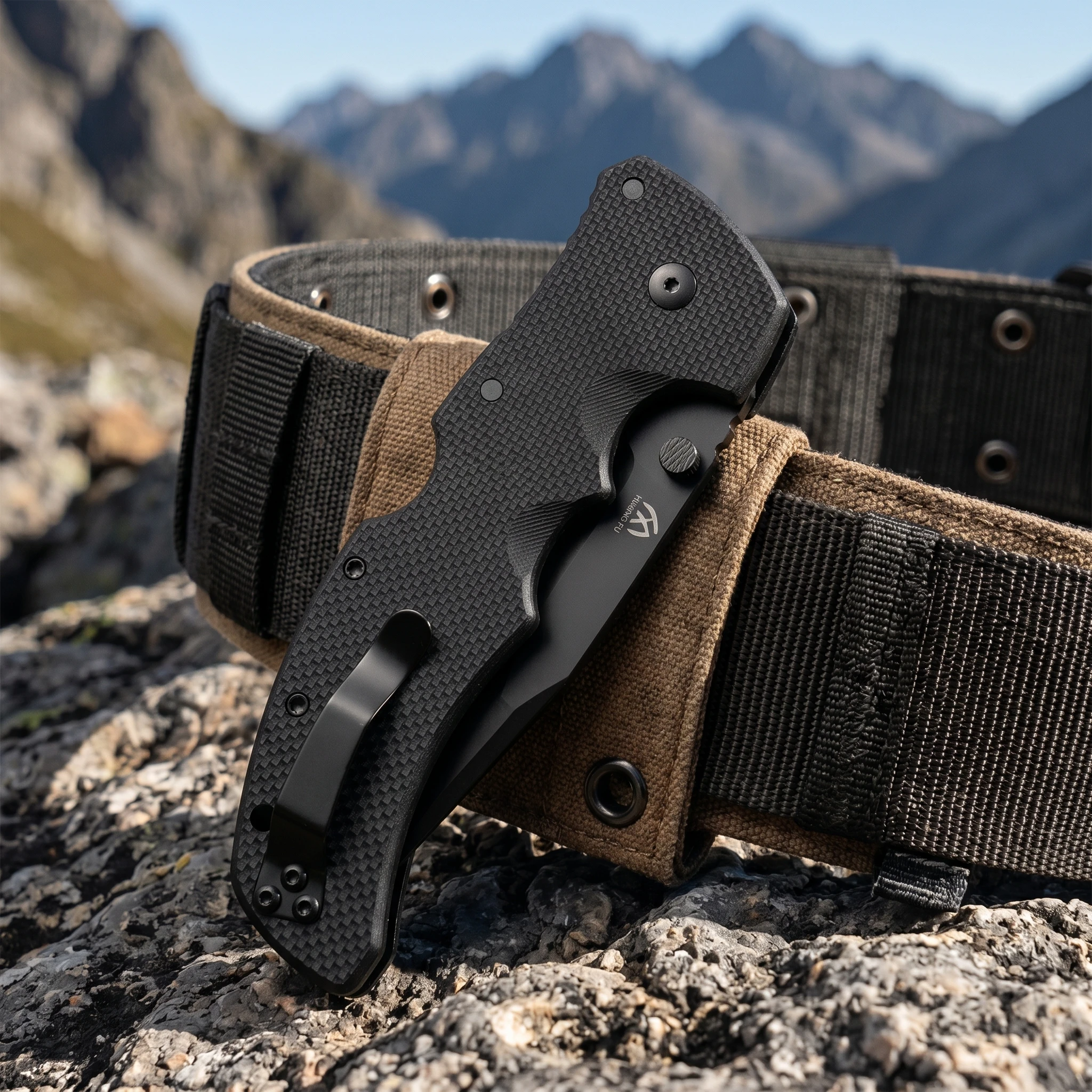 Cuchillo plegable táctico multifunción EDC para al aire libre - imagen 4