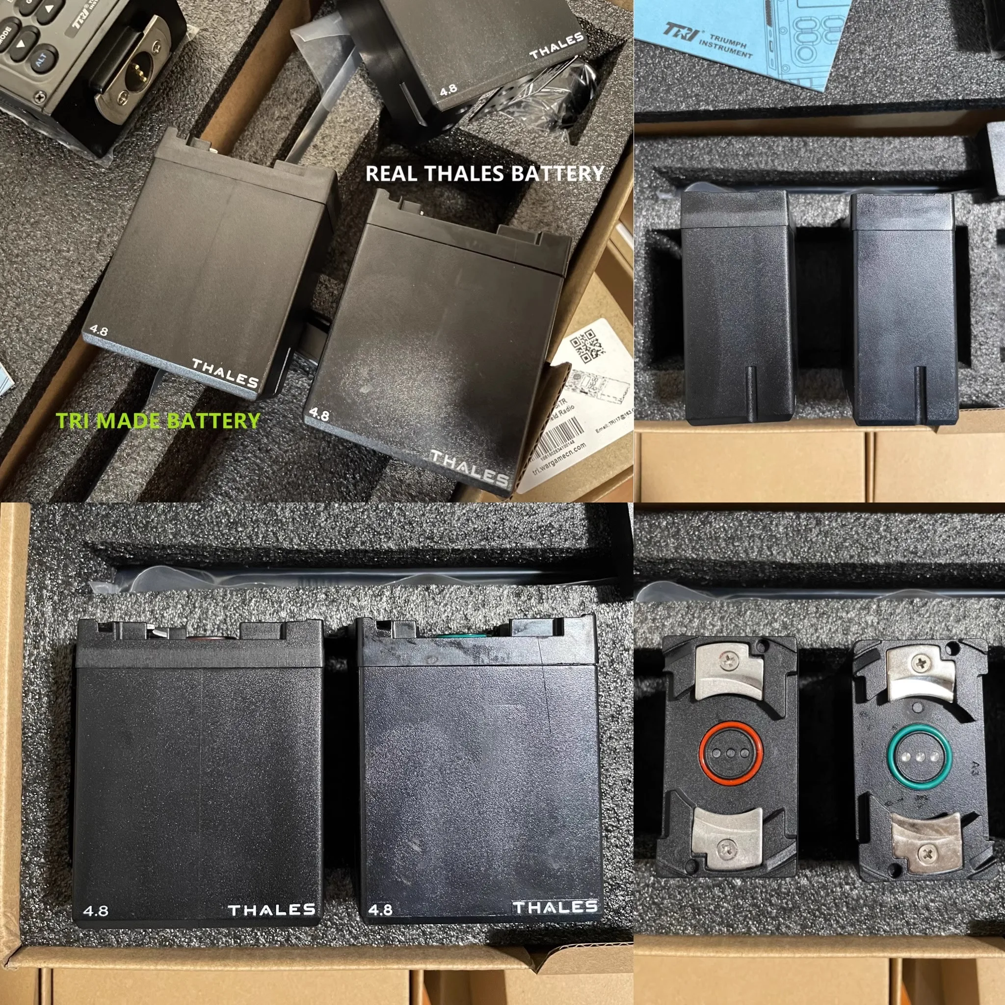 TRI PRC-148 batería para radio táctica con adaptación de voltaje - imagen 2