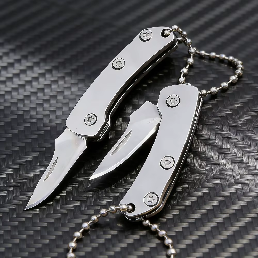 Mini cuchillo plegable para cocina y exterior
