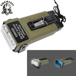 SINAIRSOFT FMA MS2000 Luz estroboscópica para casco y emergencia