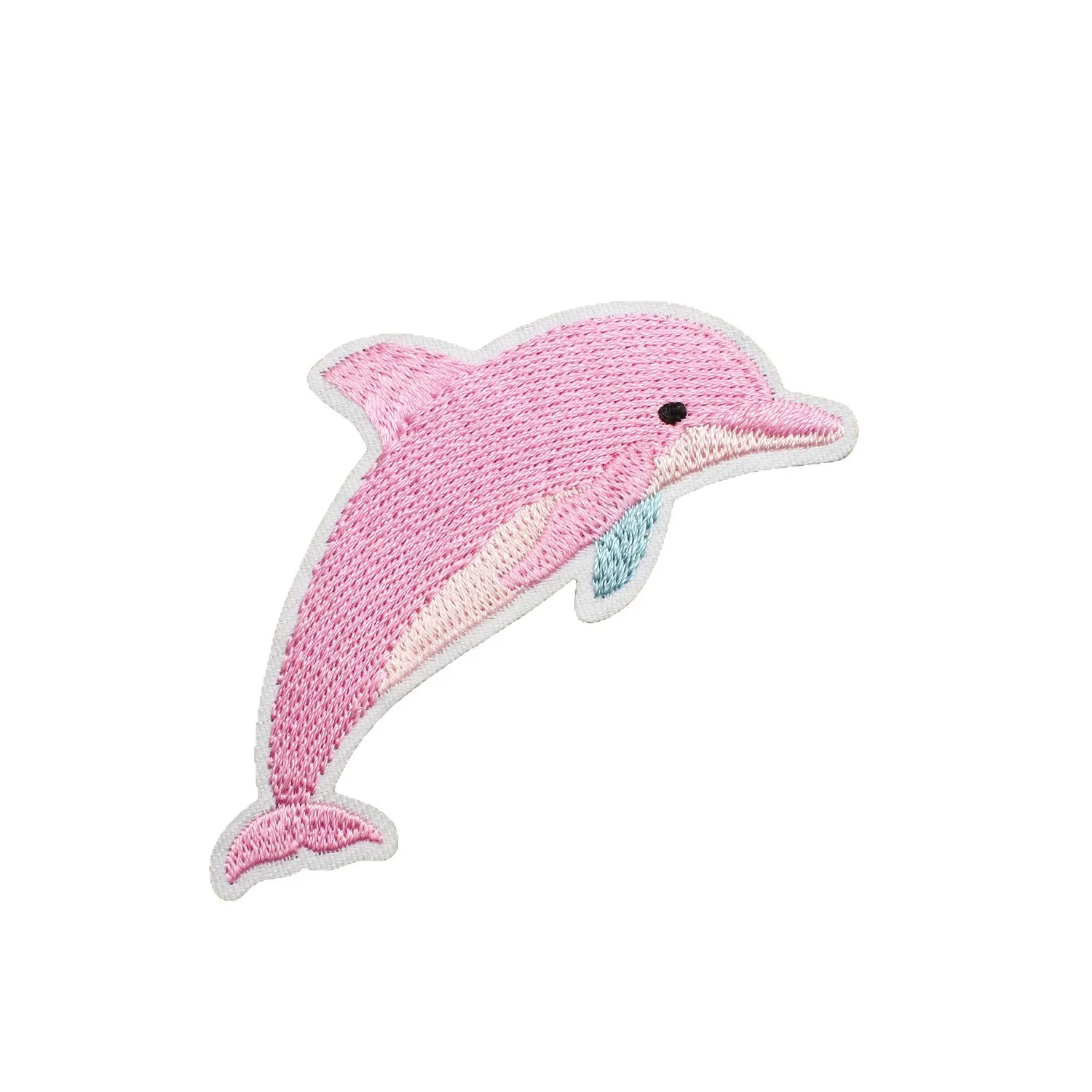Parche bordado termoadhesivo animales marinos rosas para planchar - imagen 4