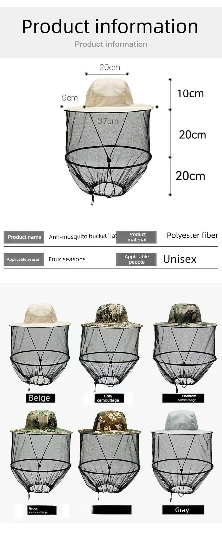 Sombrero de pesca boonie camuflaje de ala ancha
