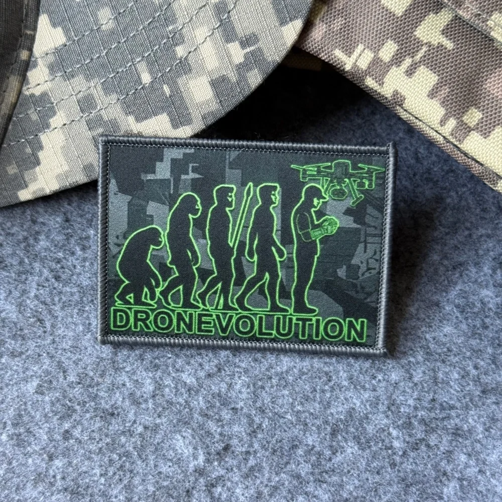 Parche táctico Dronevolution para moral en velcro, gancho y bucle - imagen 3