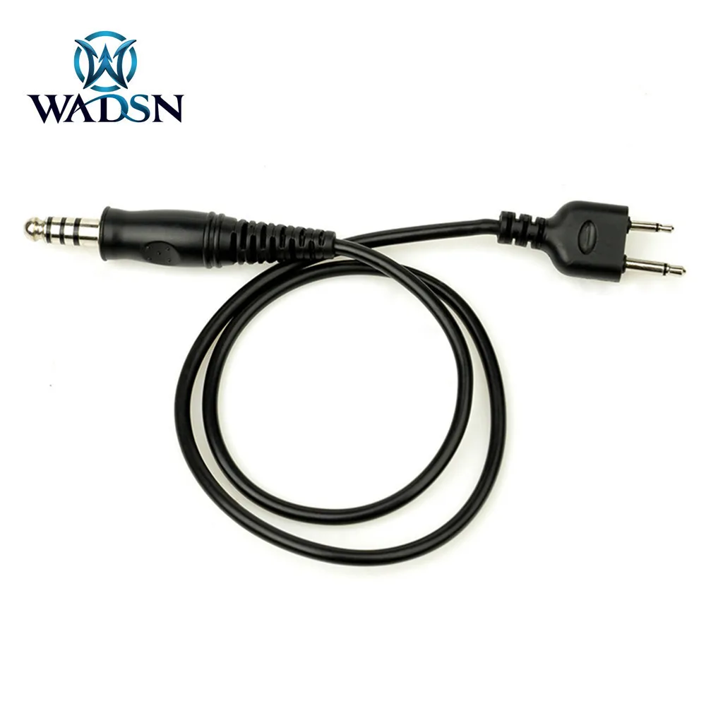 WADSN cable PTT para walkie-talkie compatible Kenwood Motorola Yaesu