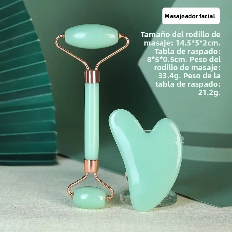 Masajeador facial doble cabezal rodillos cristal para lifting - imagen 3