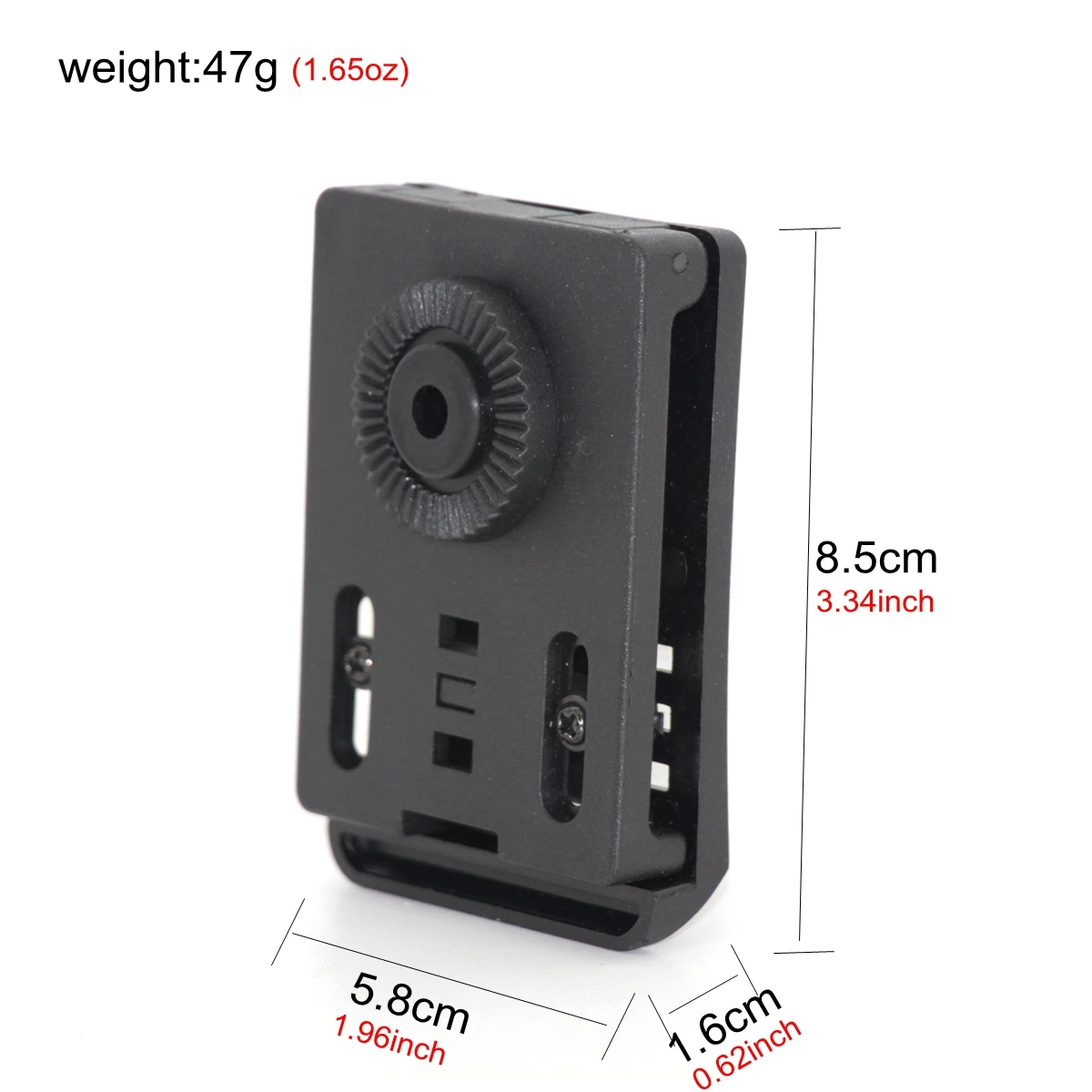 Adaptador táctico liberación rápida para funda de pistola MOLLE - imagen 4