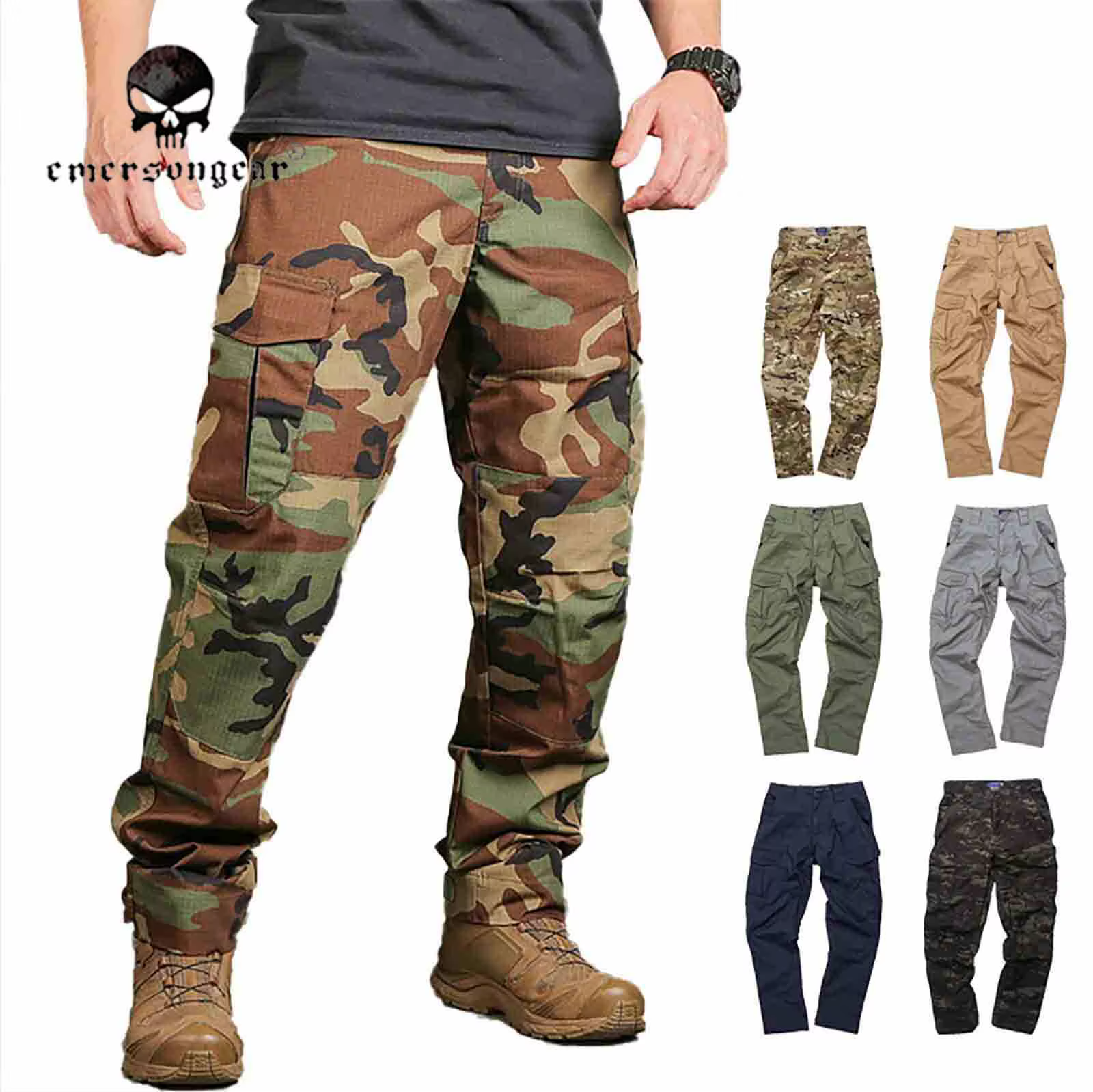 Emersongear Pantalones Tácticos Cargo Hombre Ergonómicos - imagen 4