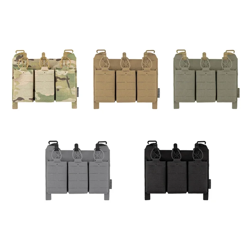 Bolsa táctica MOLLE para cargadores con panel frontal y corte láser - imagen 3