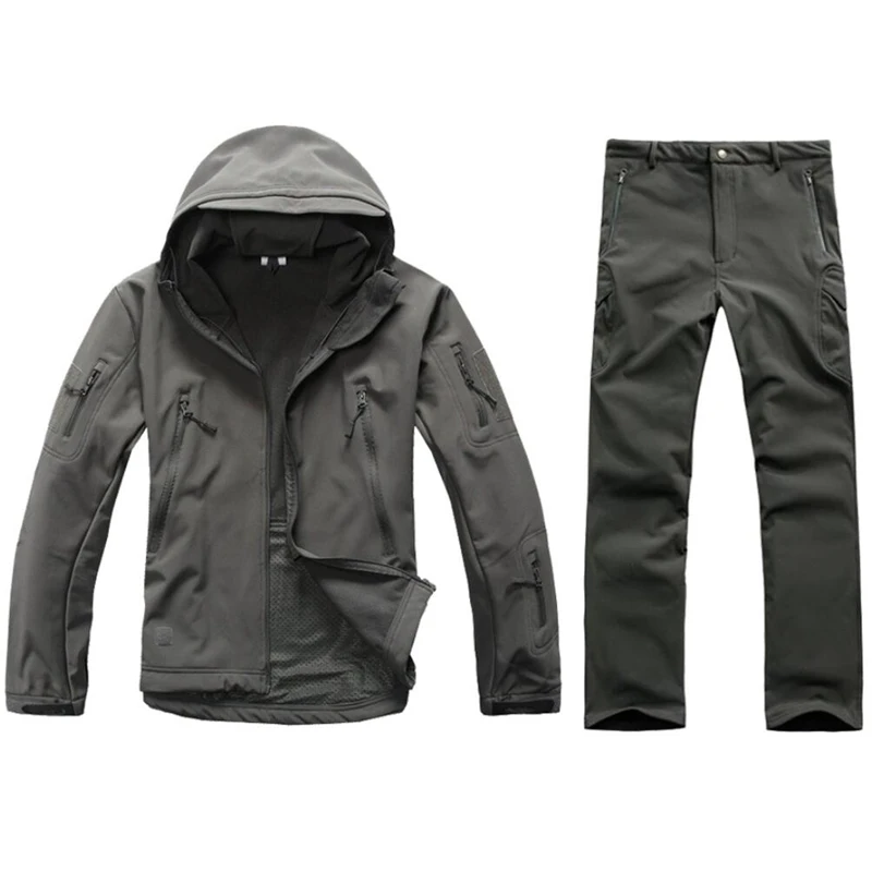 Kryptek Lurker chaqueta táctica negra impermeable antiviento para caza - imagen 4