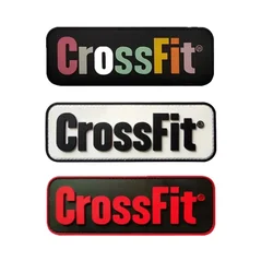 Parche PVC bordado CrossFit – Aplique costura pegatina motorista Punk