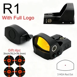 Mira óptica táctica Reflex R1 PRO punto rojo con retícula