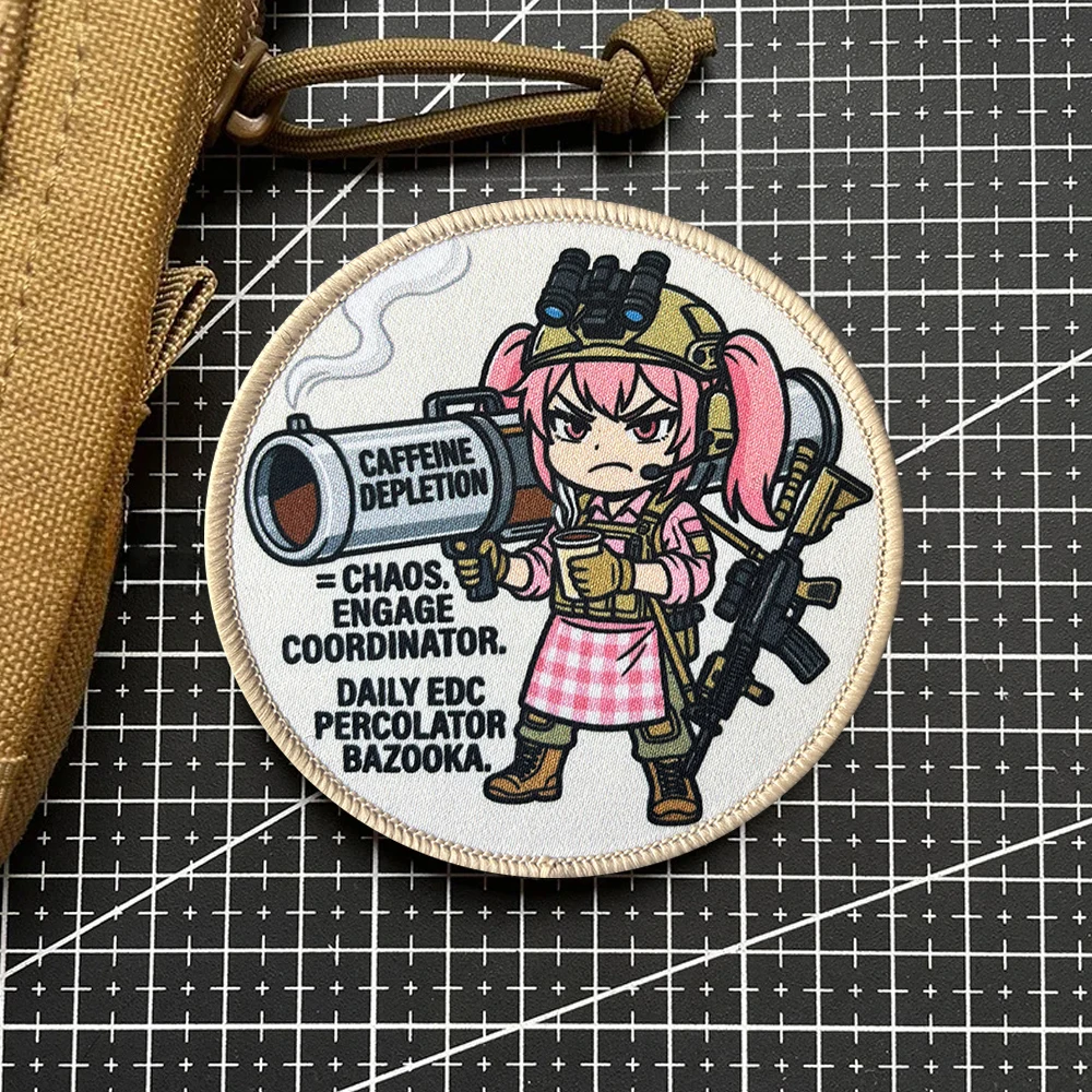 Parche táctico anime waifu Baka – velcro gancho y bucle mochila - imagen 5