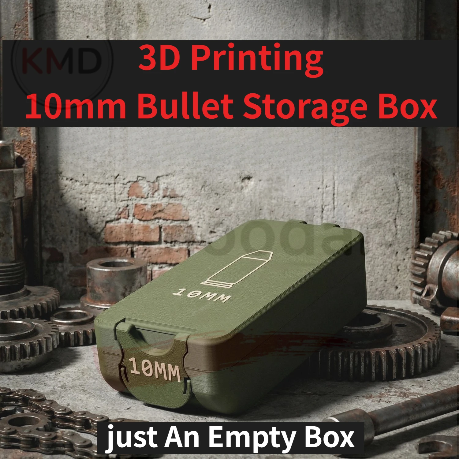 Caja almacenamiento munición 3D para escritorio - imagen 2