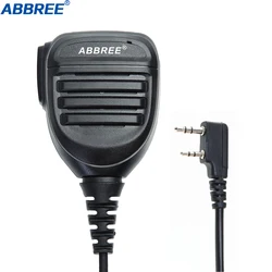 Micrófono PTT impermeable ABBREE para Baofeng UV-5R