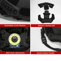 Casco táctico airsoft MH ABS reforzado – Equipo protección outdoor