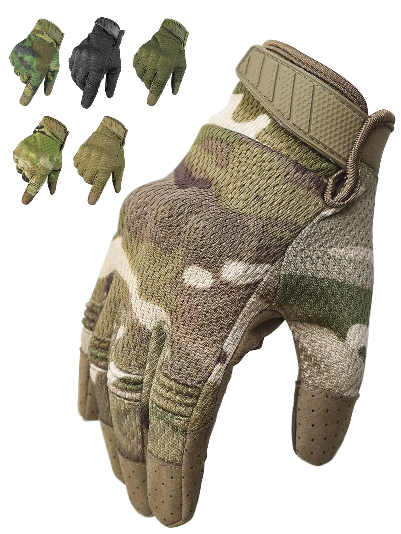 Guantes tácticos con pantalla táctil para hombre – Moto y exterior