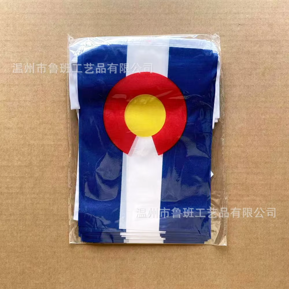 Banderines de Colorado para guirnalda de decoración - imagen 2