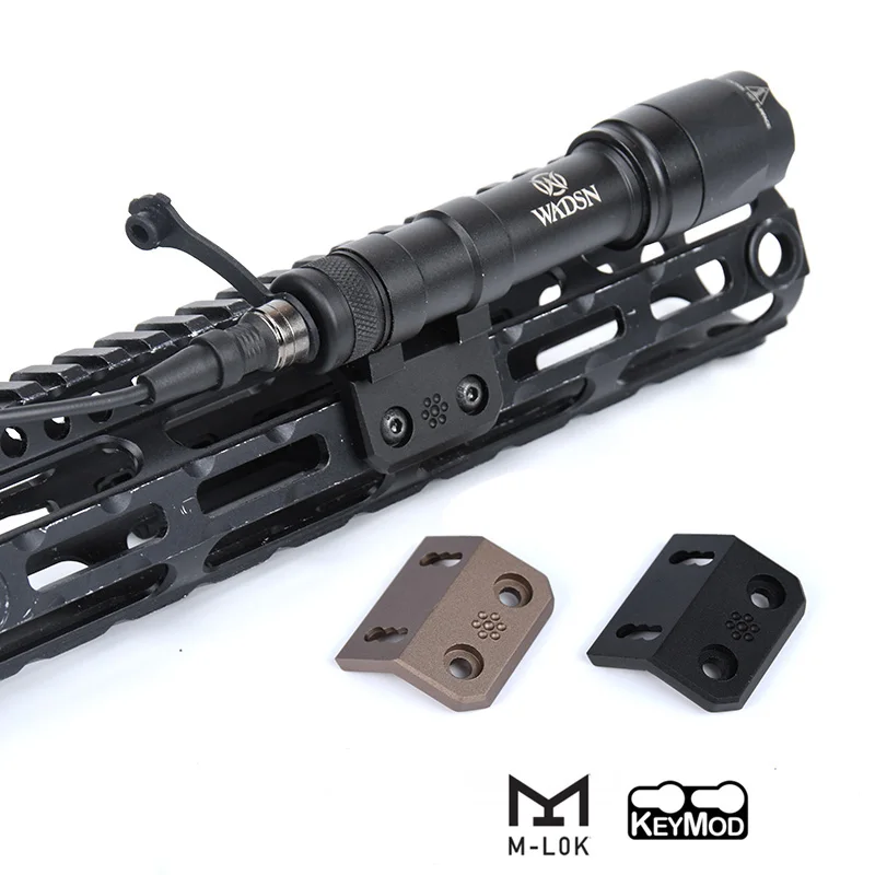 Soporte linterna táctica para rail M-LOK y Keymod