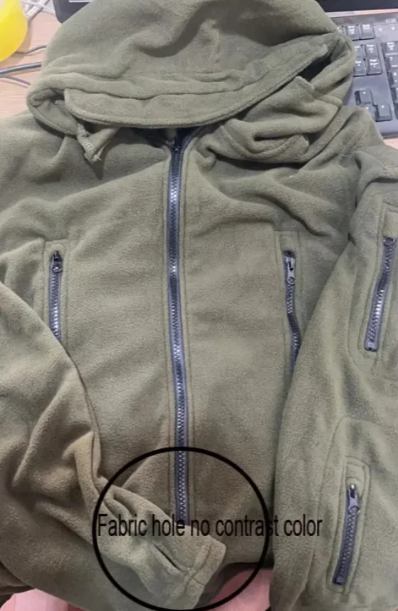 Sudadera táctica militar cortaviento térmica para hombre senderismo - imagen 2