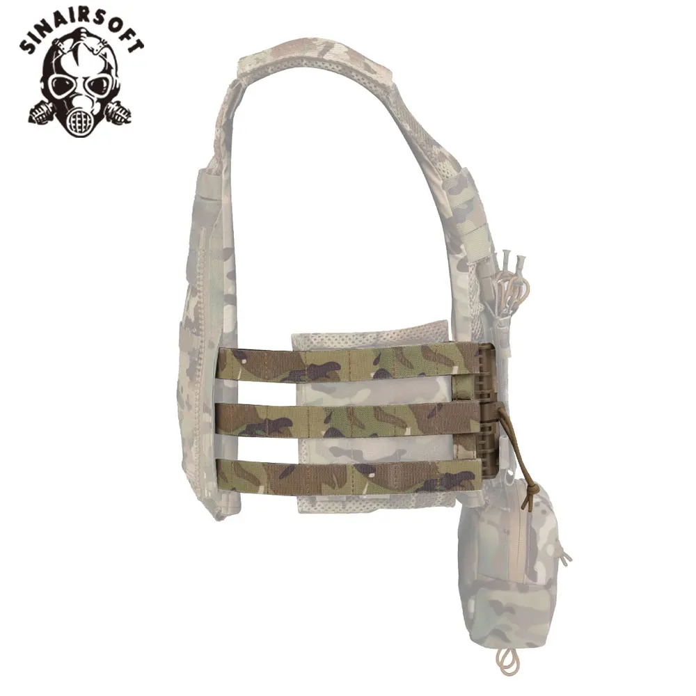 Chaleco Táctico SINAIRSOFT MOLLE Ajustable Tres Piezas con Cinturón - imagen 4