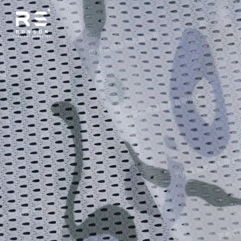 Tela táctica camuflada de malla tricot para confección - imagen 3