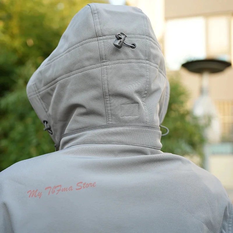 Chaqueta táctica softshell con forro polar, cortaviento y cálida - imagen 5