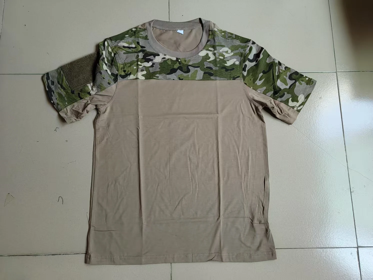 Camiseta táctica secado rápido camuflaje retales – manga corta - imagen 2
