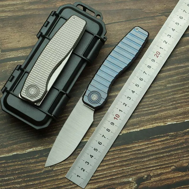 LEMIFSHE cuchillo plegable FSD grande de titanio para EDC outdoor - imagen 5