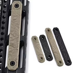 Cubierta de Riel Táctica WADSN M-LOK Negro FDE para Airsoft y Caza