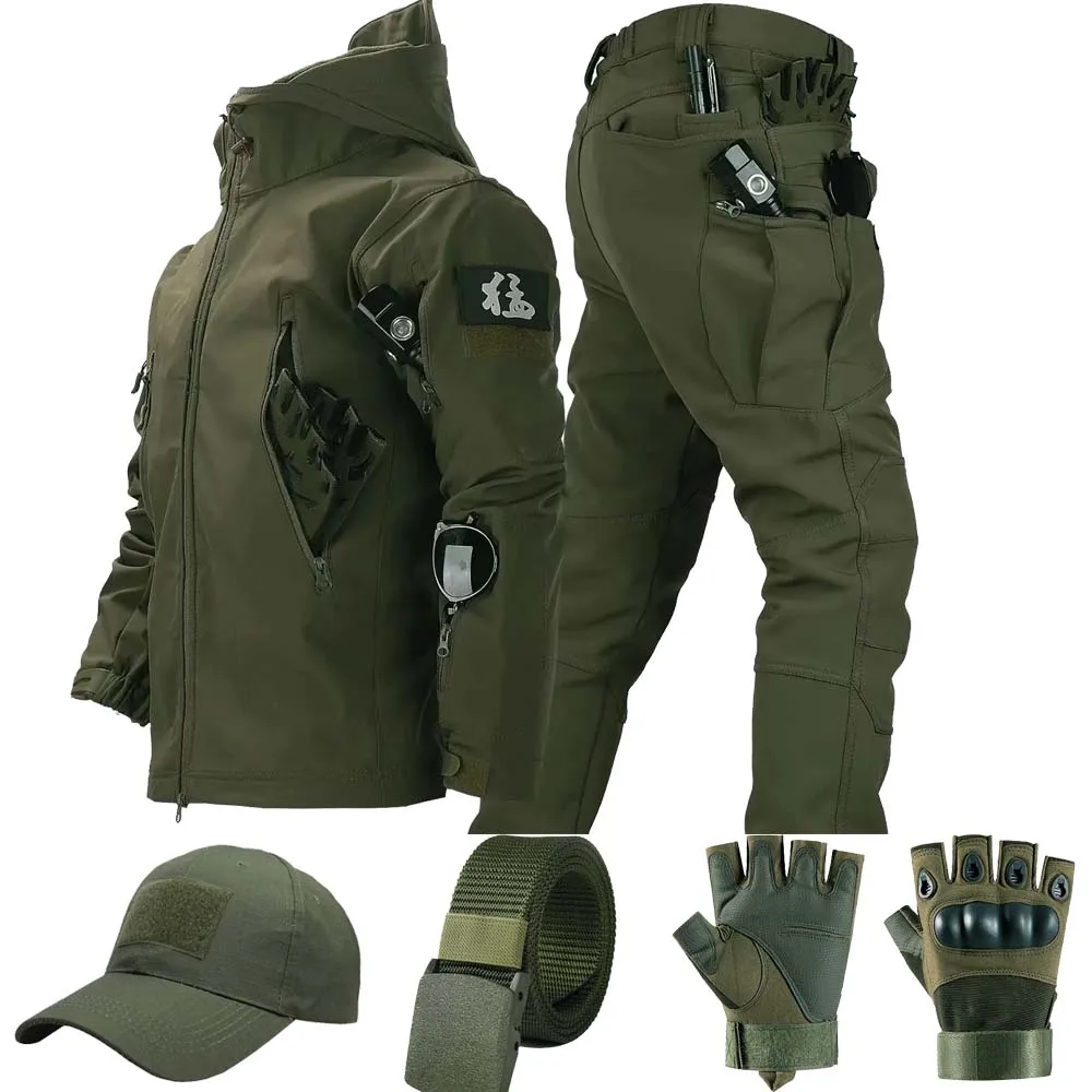 Uniforme táctico Multicam de lana cálida para airsoft y caza - imagen 3
