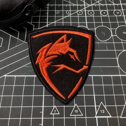 Parche táctico zorro bordado base velcro para chaleco militar