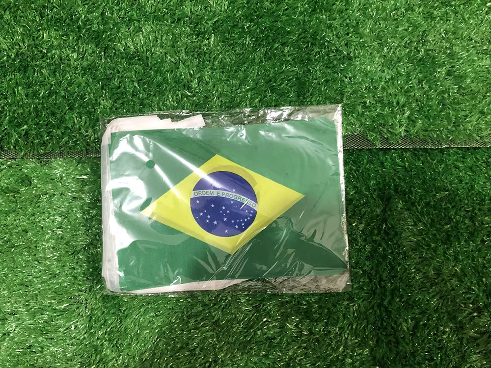Sky Flag Banderín Exterior de Brasil – Poliéster Resistente - imagen 3