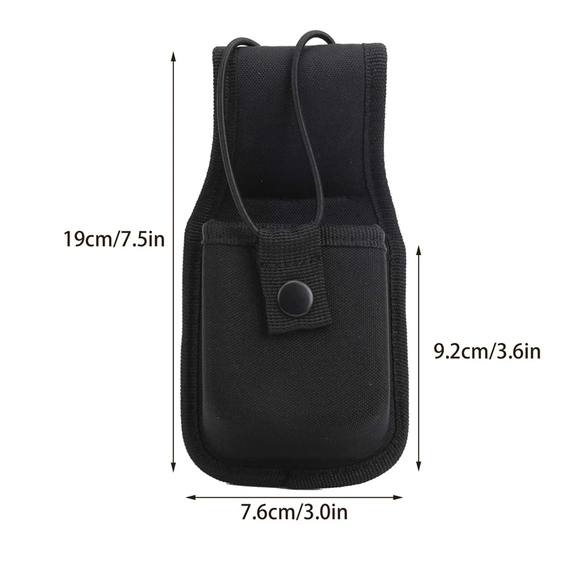 Bolsa táctica MOLLE para radio walkie-talkie de caza al aire libre