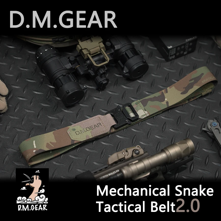 DMGear Cinturón táctico hebilla mecánica – Exterior Militar - imagen 5