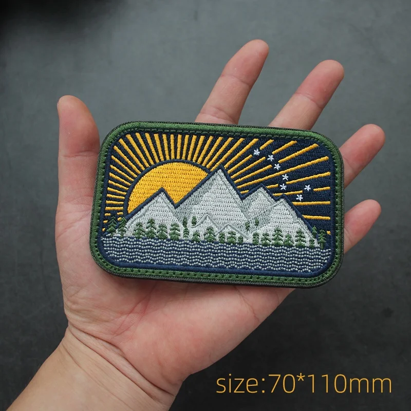 Parche táctico bordado versátil para mochila camping todoterreno - imagen 2