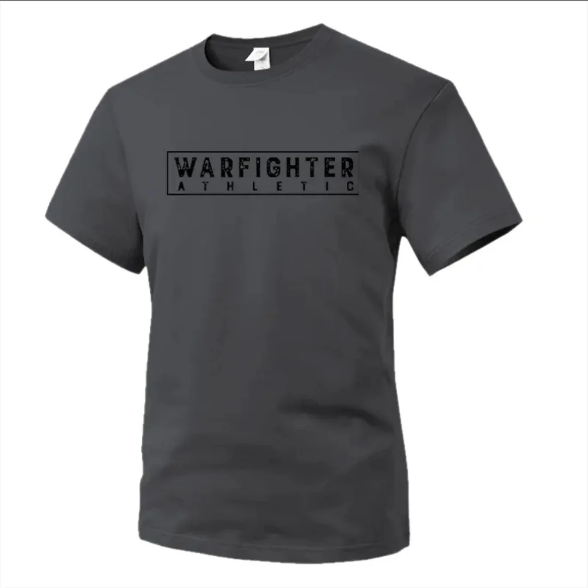 Camiseta verano hombre estilo americano cuello redondo algodón - imagen 2