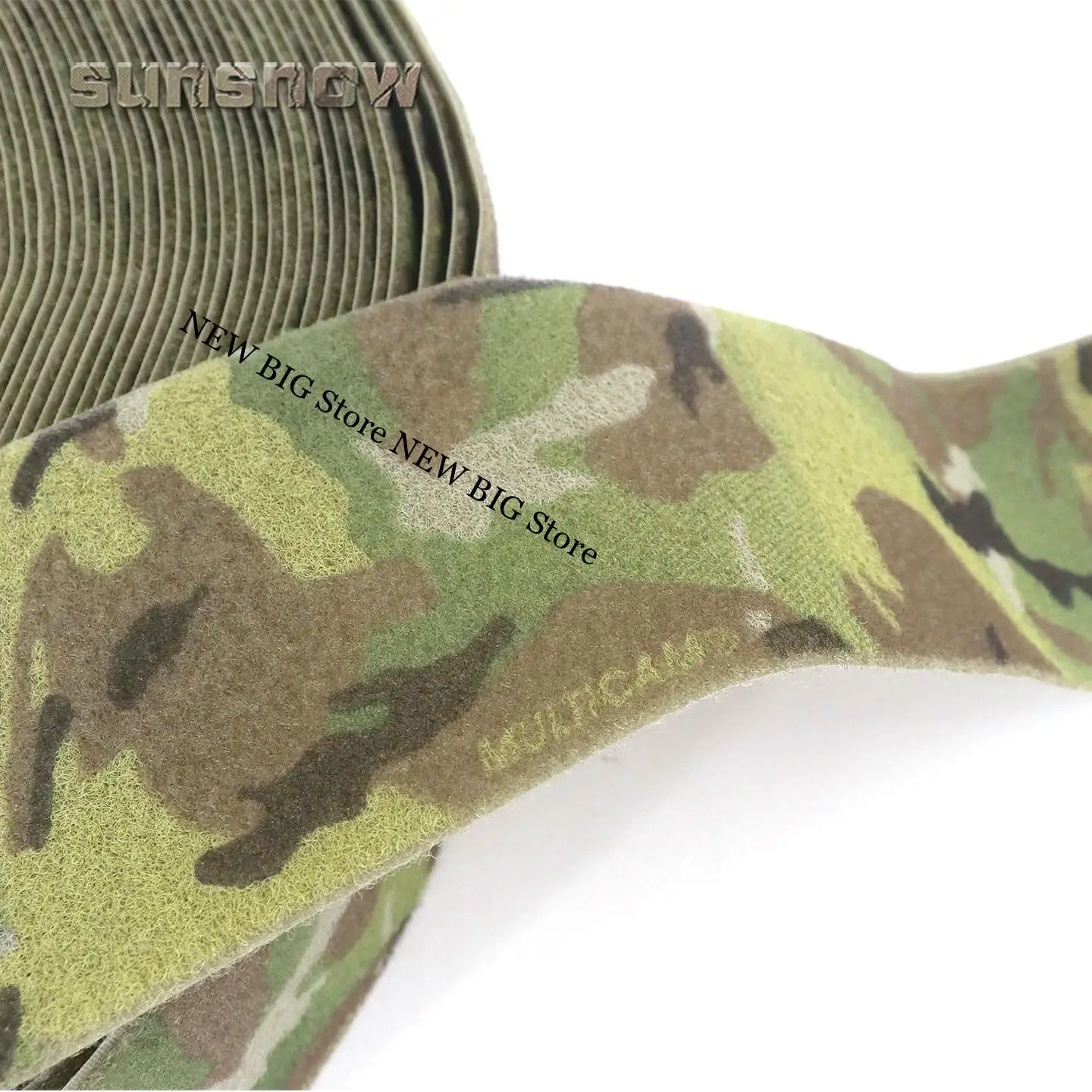 Velcro táctico gancho y bucle Multicam para DIY y equipo operativo - imagen 2
