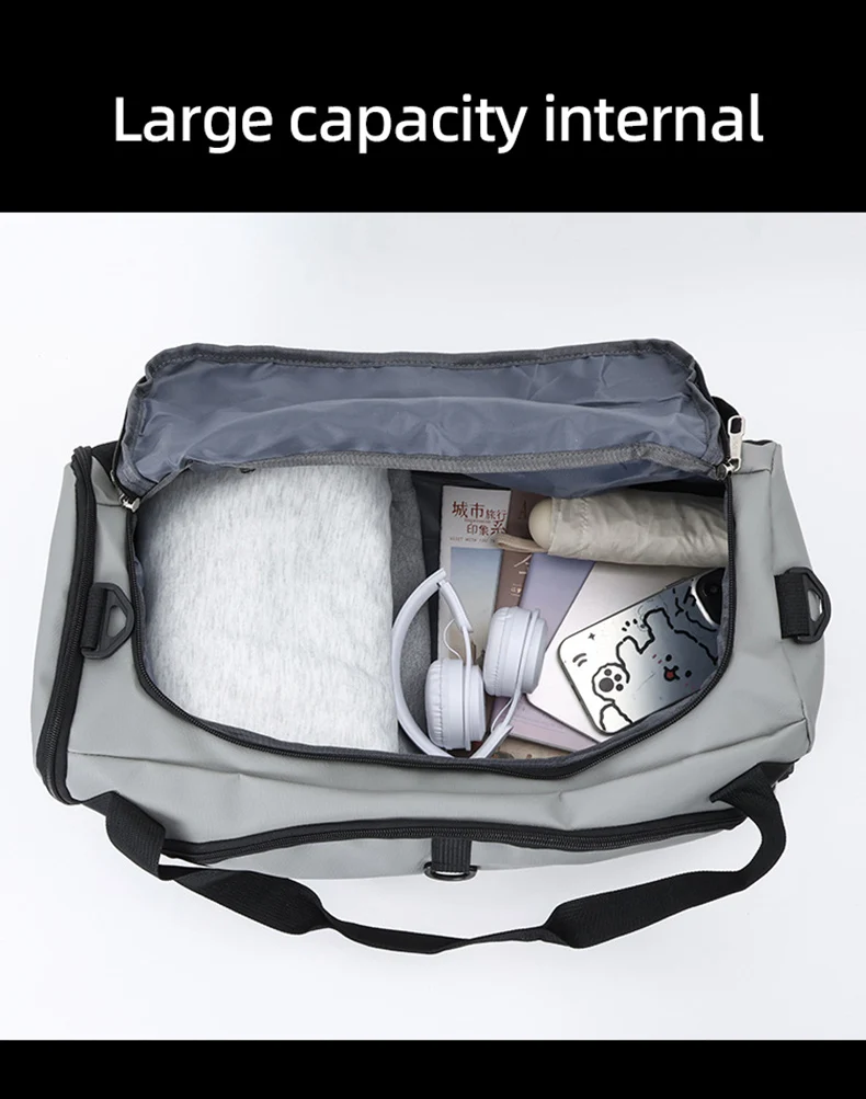 Bolsa deportiva Scione transportada como bolso de hombro