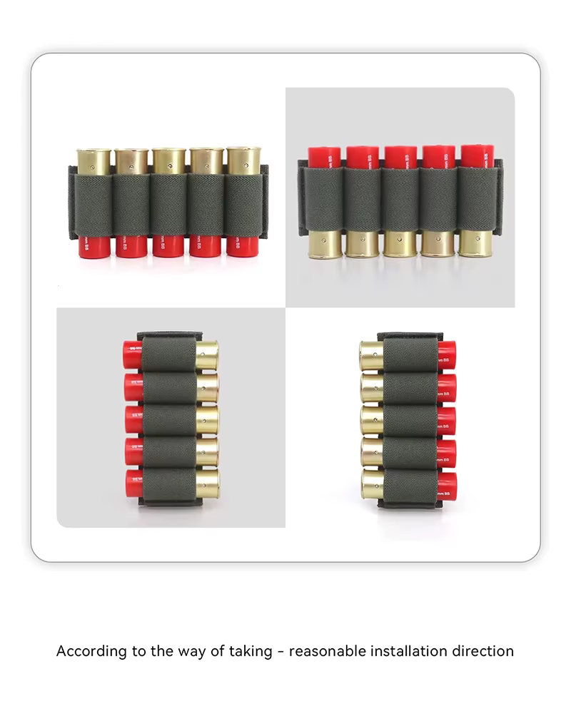 Tablero elástico MOLLE para escopetas con gancho y bucle DIY - imagen 5
