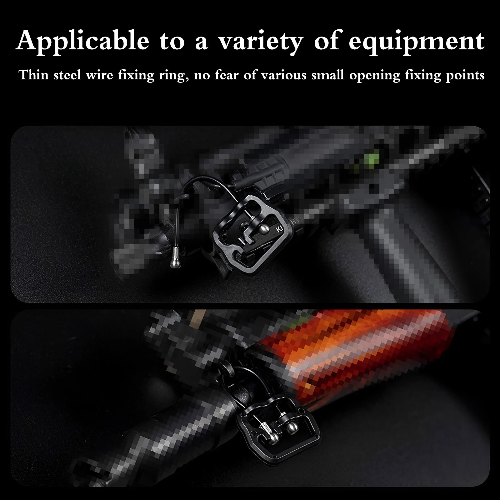 Hebilla de liberación rápida táctica universal Airsoft para correas - imagen 2