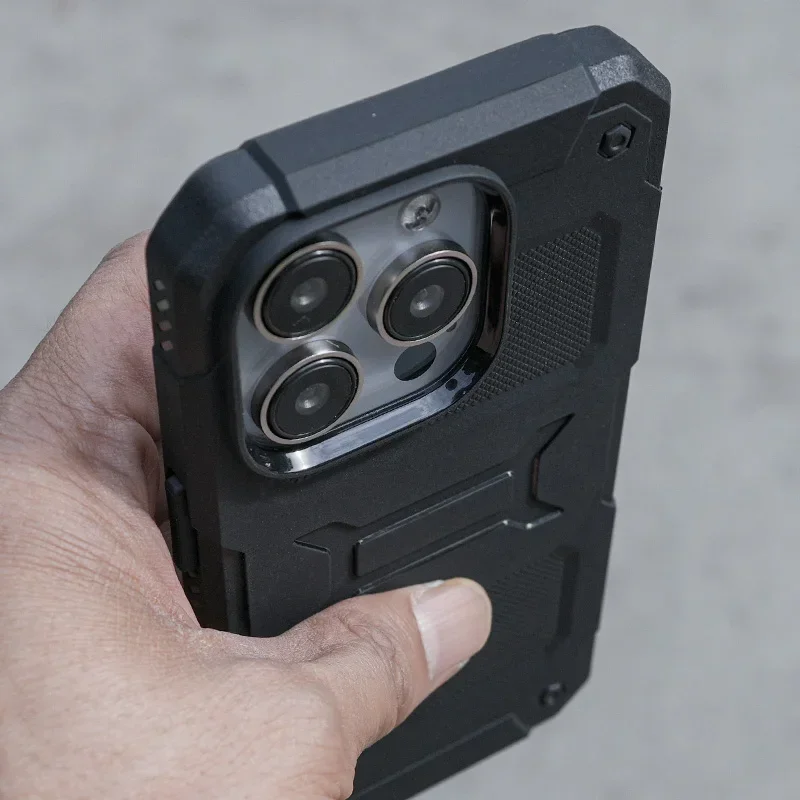 Funda táctica anticaída para iPhone, protección diaria funcional - imagen 4