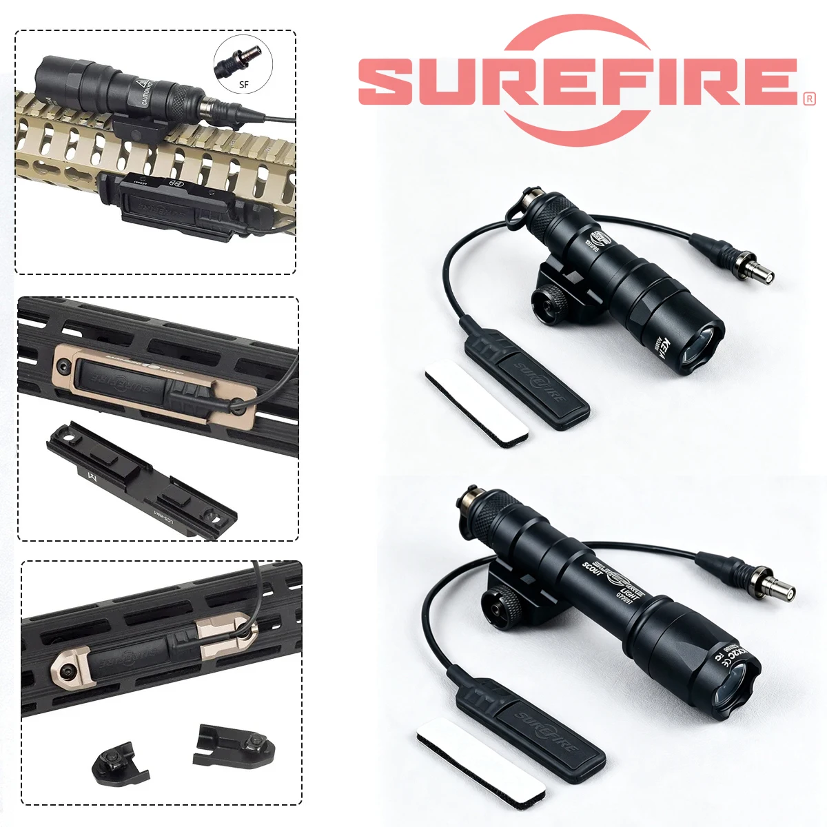 SureFire M600C Linterna táctica LED con interruptor ST07 - imagen 5