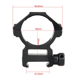 Canis Latrans anillo táctico para visor de caza con Picatinny