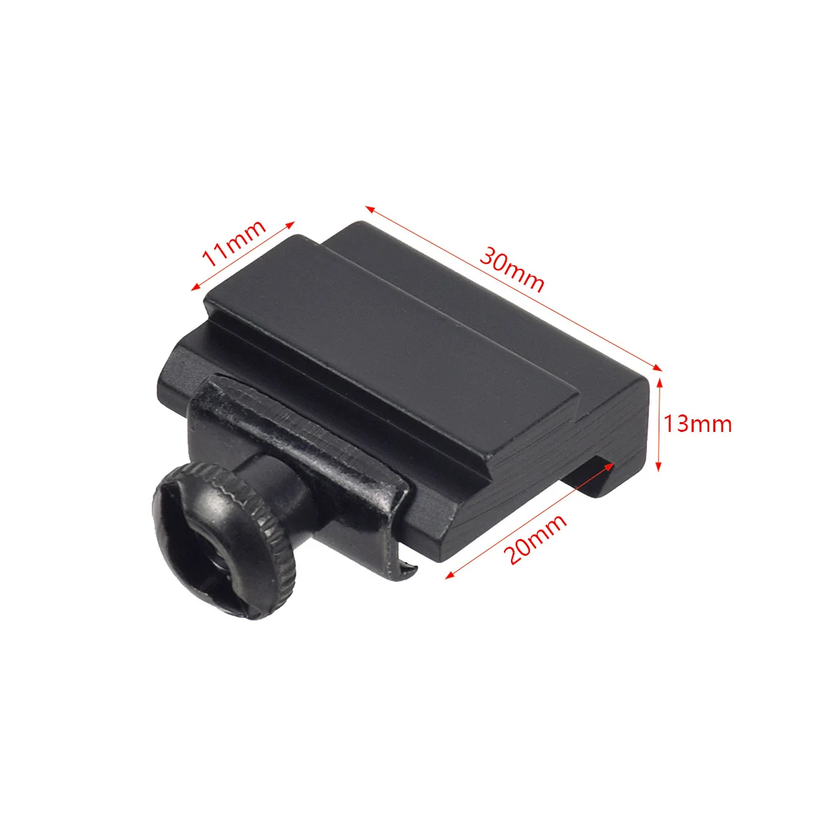 Adaptador perfil bajo riel Picatinny montaje alcance cola milano - imagen 4