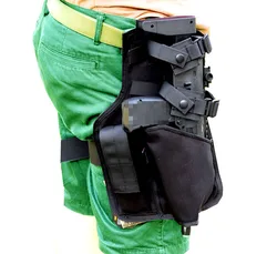 Funda táctica MP7 para pierna modular con porta cargador recambio