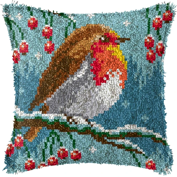 Almohada terminada en ambiente acogedor