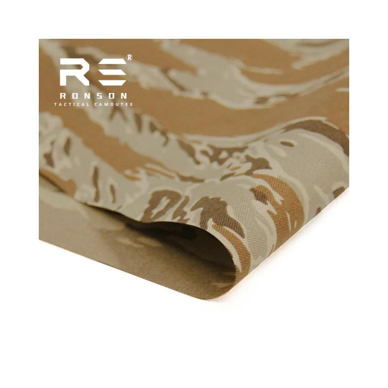 Tela táctica camuflaje desierto tigre Oxford nailon para chaleco - imagen 4