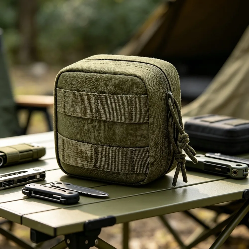Bolsa táctica MOLLE compacta multiusos EDC para exterior caza - imagen 2