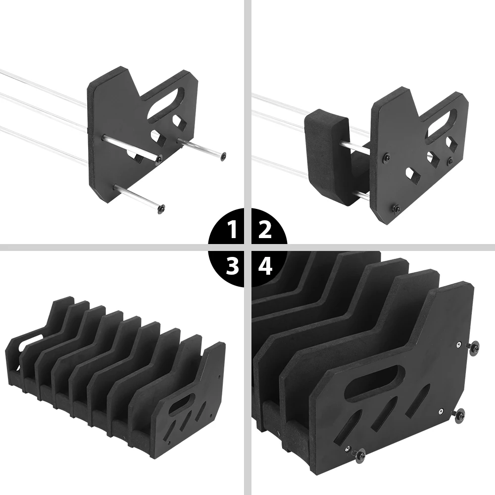 Soporte de espuma para pistolas – Organizador táctico de caja fuerte - imagen 3